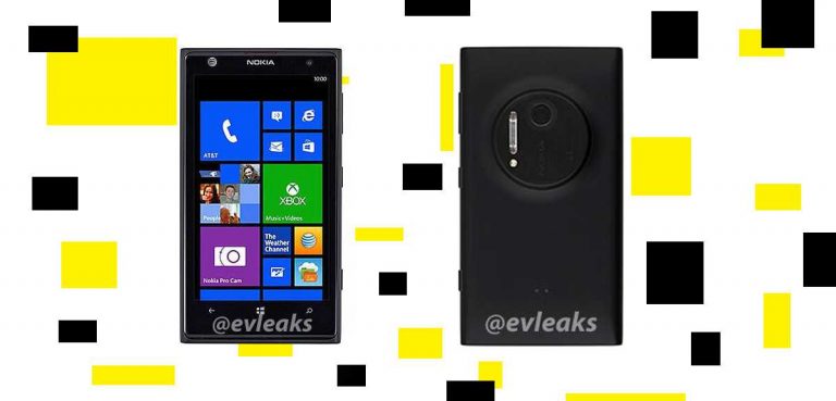 Nokia Lumia 1020 al prezzo di 602 $, disponibile in giallo, nero e bianco