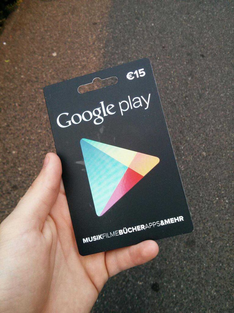 Google Play Gift Card ufficiali in Germania