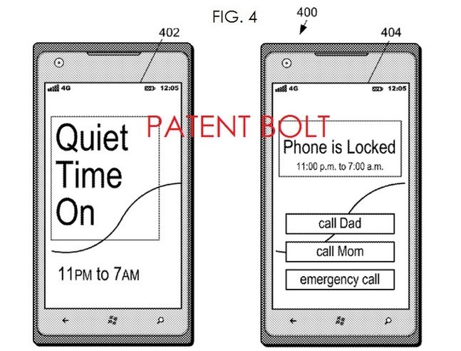 Microsoft brevetta la funzione “Quiet Time” per il blocco dello smartphone