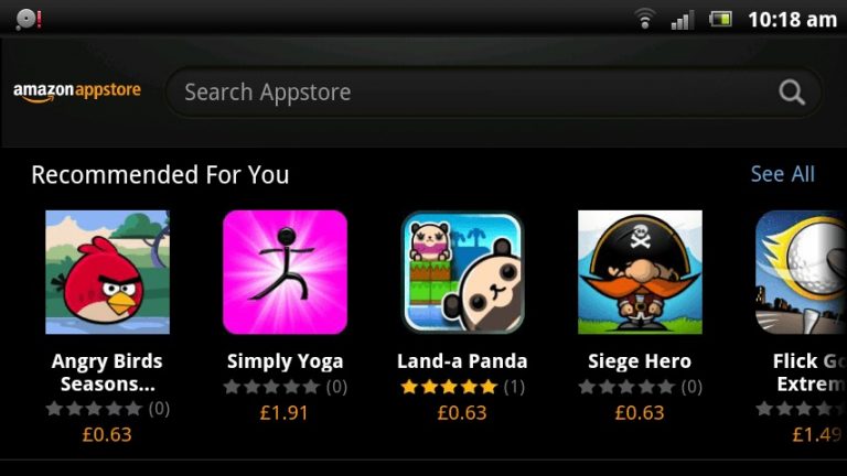 Amazon aggiorna il suo Appstore alla versione 7