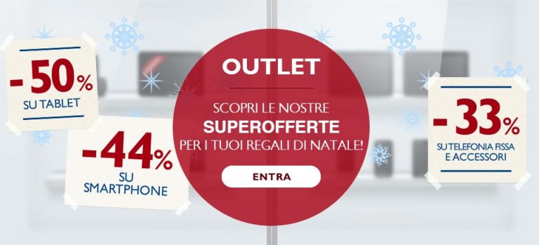 Outlet TIM per i regali di Natale