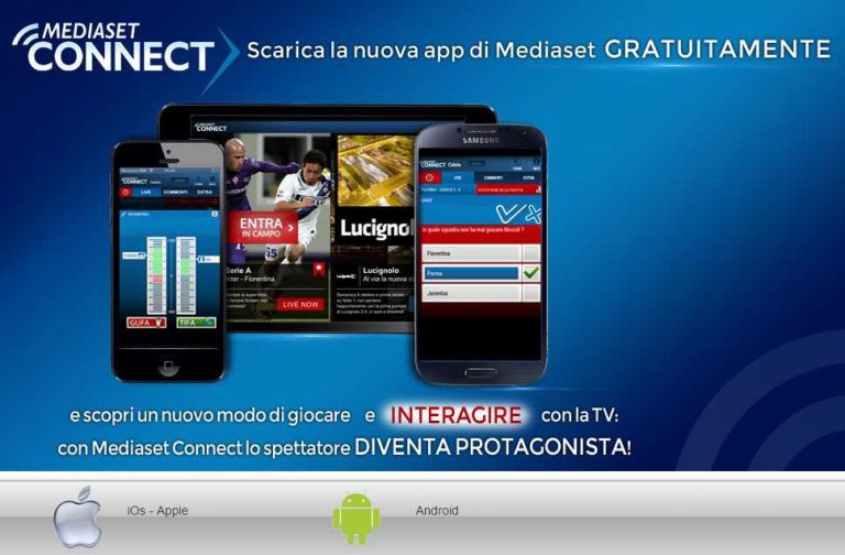 Mediaset rilascia “Connect”, applicazione per seguire i propri programmi preferiti