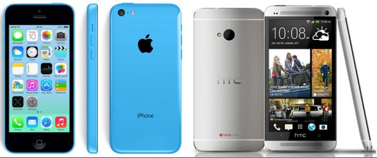 Iphone 5c vs HTC One: l’iphone economico contro il best seller HTC