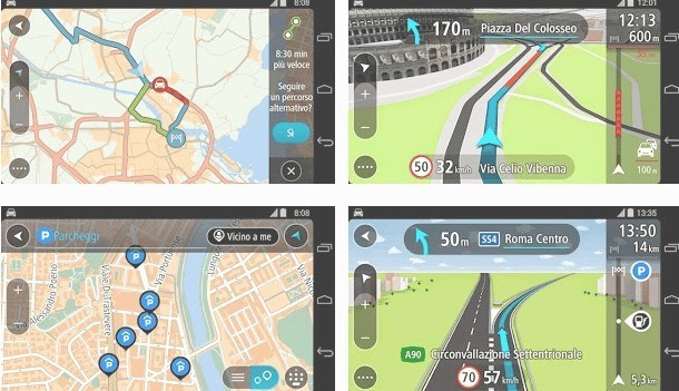 TomTom go mobile interface