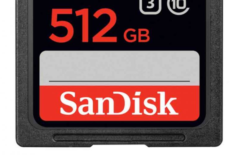 Sandisk lancia la prima SD da 512 GB