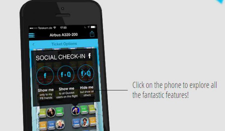 Quicket, l’app per socializzare anche in aereo!