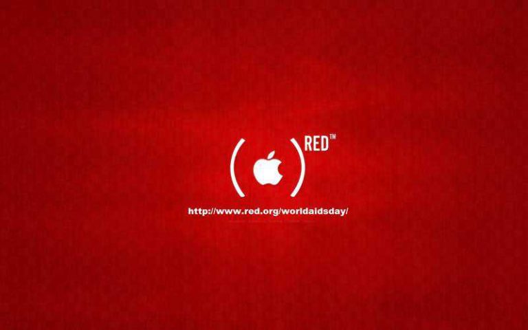 Apple sostiene il progetto (RED) nella giornata mondiale contro l’AIDS