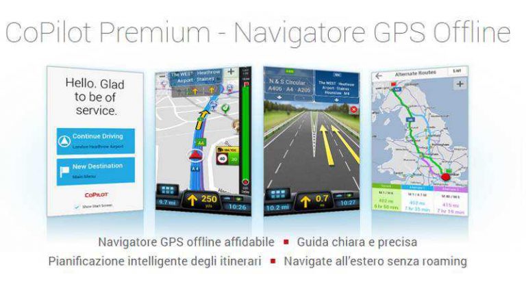 CoPilot GPS per Android disponibile gratuitamente su Amazon Appstore