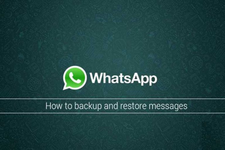 backup e ripristino di WhatsApp