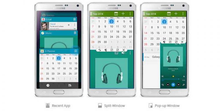 Samsung Galaxy Note 4 : tutti i Multitasking da conoscere