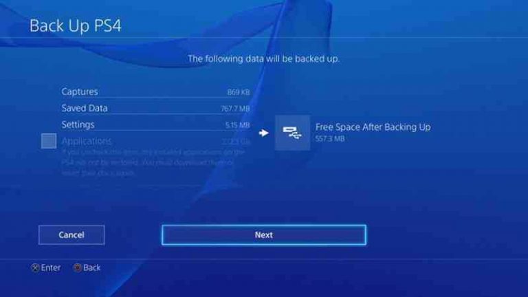 Come salvare i dati PS4 su un Hard Disk esterno