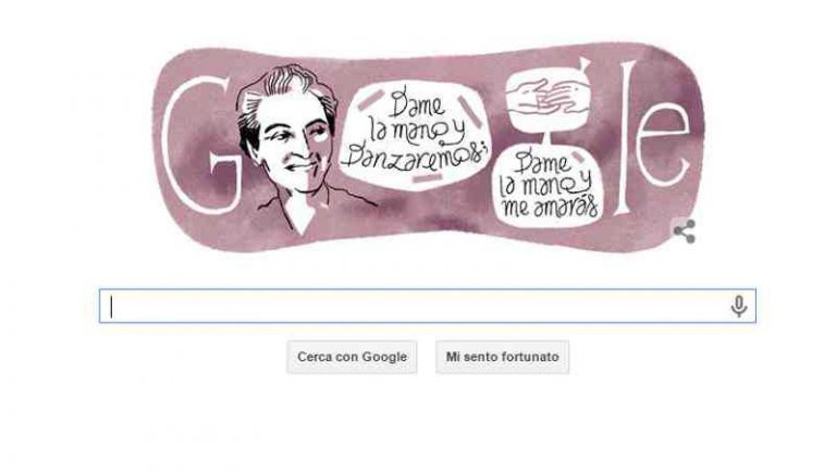 Google dedica un doodle a Gabriela Mistral, poetessa cilena