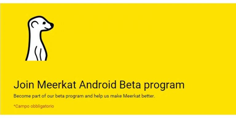 In arrivo Meerkat per Android, iscrizioni aperte per i beta tester