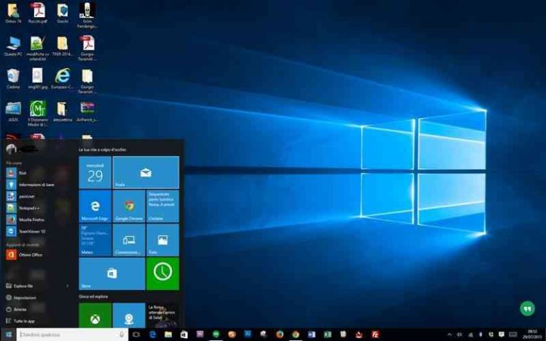 Windows 10, scoperto bug nel menu start