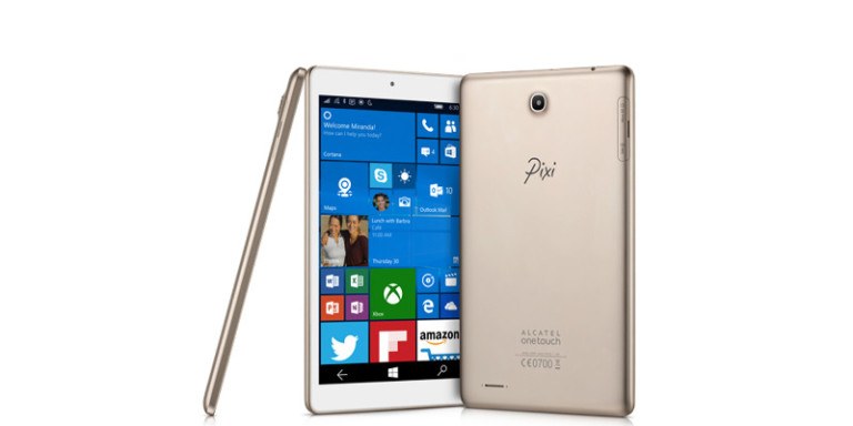 Ces 2016: Alcatel One Touch Pixi 3, un tablet con Windows 10 Mobile