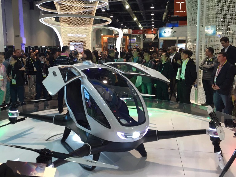 CES 2016: Un Drone come mezzo di trasporto privato di persone