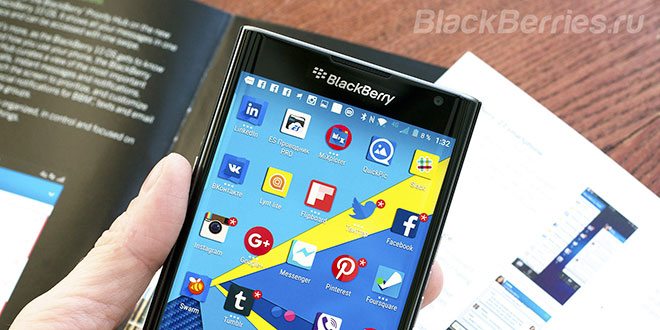 Android Marshmallow per BlackBerry Priv