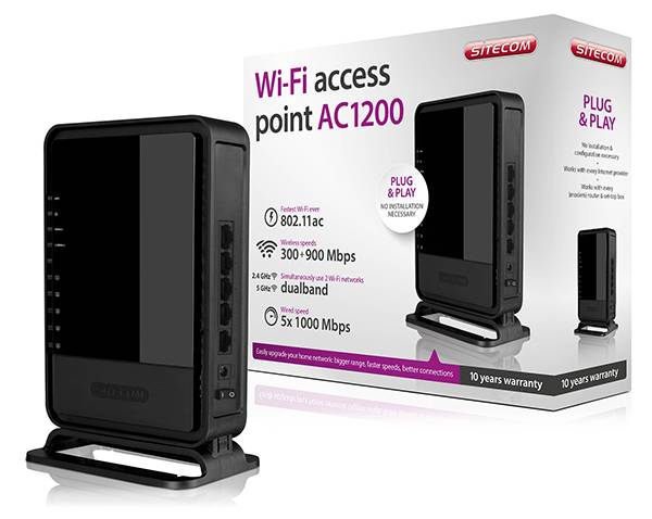 Sitecom presenta il nuovo WLX-7000 AC1200 Wi-Fi Dual-Band Access Point