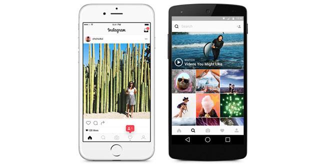 Instagram per iOS e Android si rifà il look: nuovo logo e layout