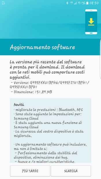 Galaxy S7 firmware update