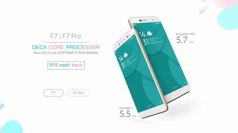 DOOGEE F7 Flash Sale: lo smartphone dalle prestazioni elevate in promozione a 139,99 $