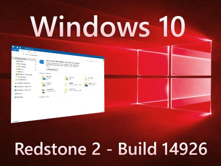 Windows 10 build 14926 IP disponibile per PC e Mobile. Tutti i dettagli