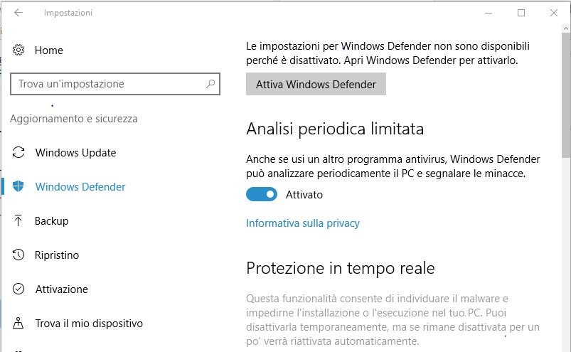 windows defender