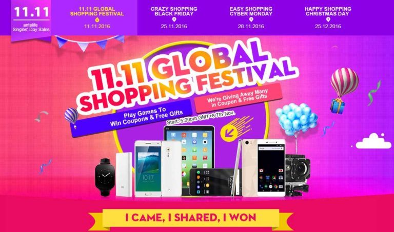 Offerte smartphone, sconti e regali al Global Shopping Festival Antelife!