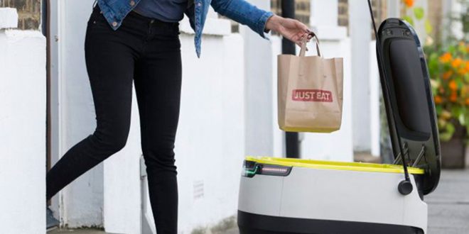 Just Eat, cibo a domicilio tramite robot