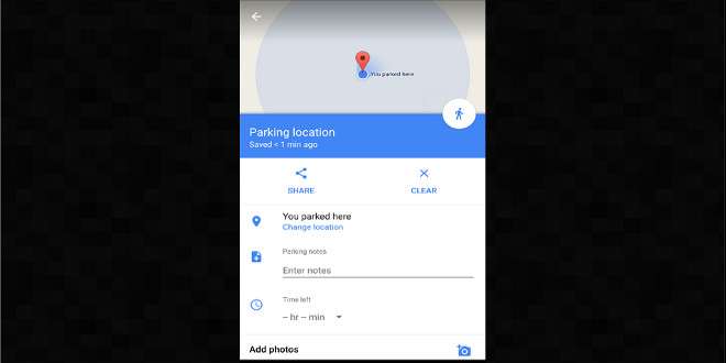 Aggiornamento Google Maps Beta: salvataggio manuale del parcheggio ed altre novità