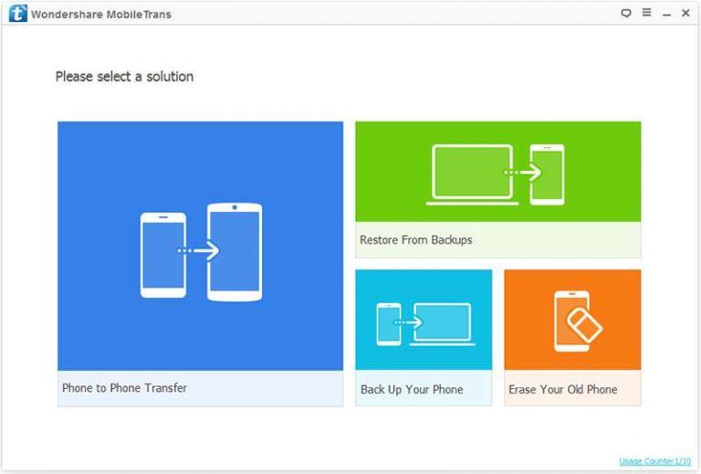 Wondershare MobileTrans, cambiare smartphone e trasferire i dati con pochi click