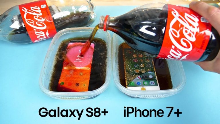 Samsung Galaxy S8 Plus vs iPhone 7 Plus hanno voglia di Coca-Cola, chi resisterà?