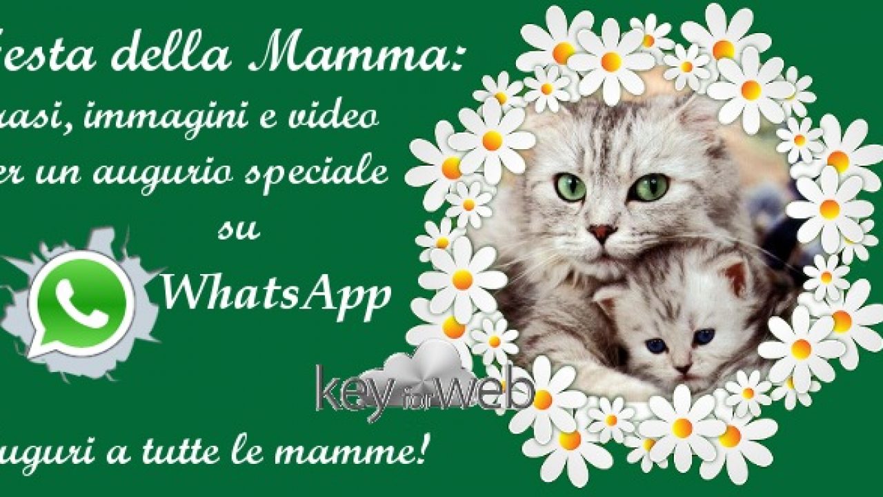 Festa Della Mamma Frasi Immagini E Video Per Un Augurio Speciale Su Whatsapp Newsdigitali Com