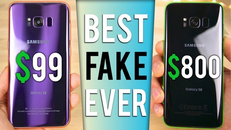 Samsung Galaxy S8 fake contro S8 reale, ecco la differenza tra un dispositivo di 100€ ed uno di 900€