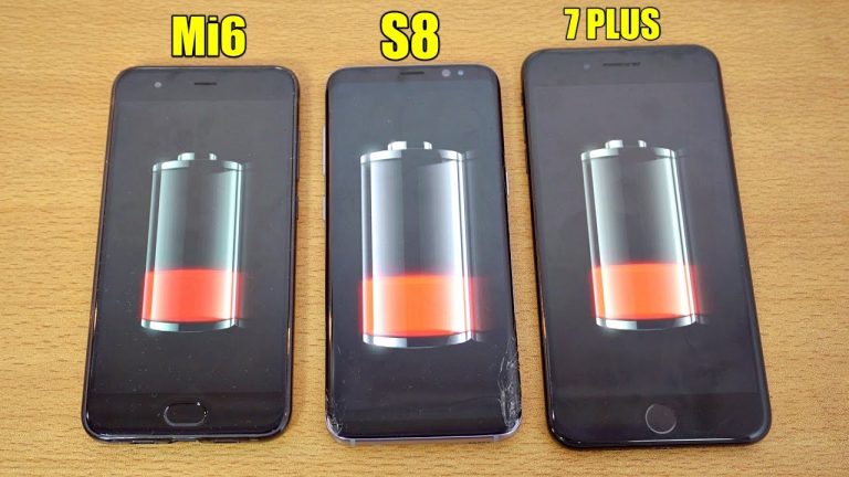 Xiaomi Mi 6 vs Samsung Galaxy S8 vs iPhone 7 Plus: test batteria