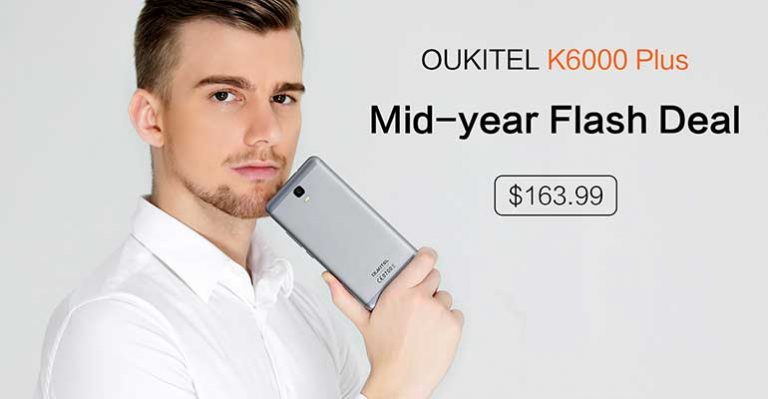 OUKITEL K6000 Plus in offerta con vendita flash a 163,99$