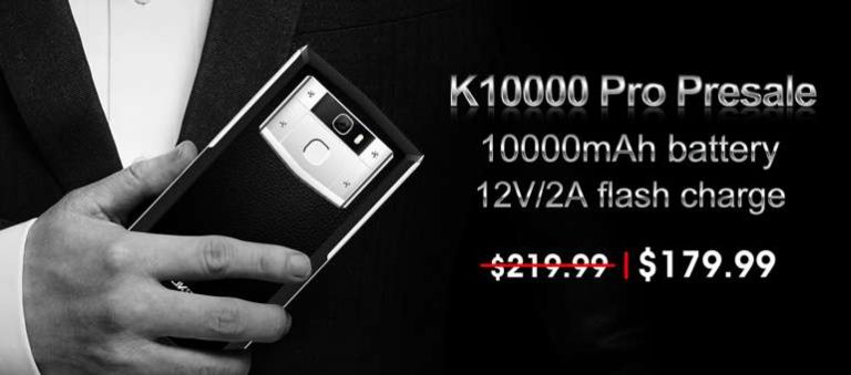 Inizia per OUKITEL K10000 PRO la prevendita con batteria da 10000mAh a 179.99$