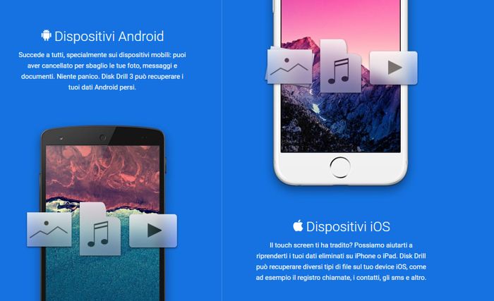 Come recuperare dati da Android, iPad ed iPhone velocemente e facilmente grazie a Disk Drill 3