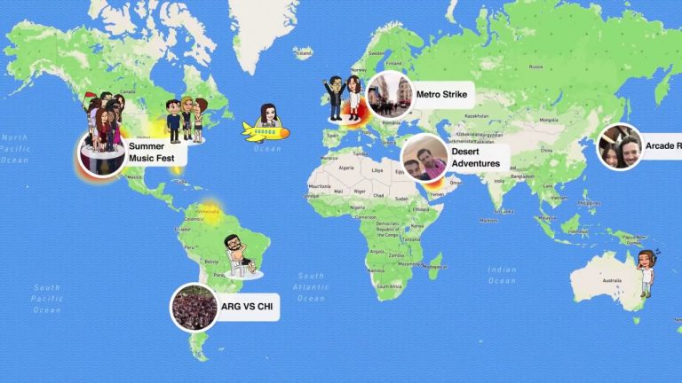 La nuova Snap Map di Snapchat mostra la posizione dei vostri amici