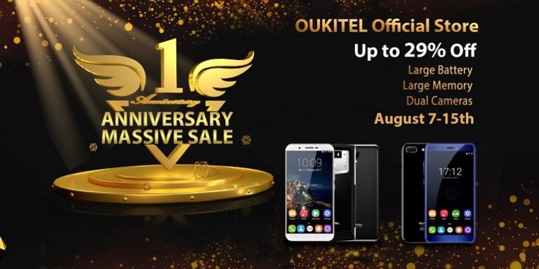 Oukitel Official Store festeggia il suo primo anniversario con maxi sconti