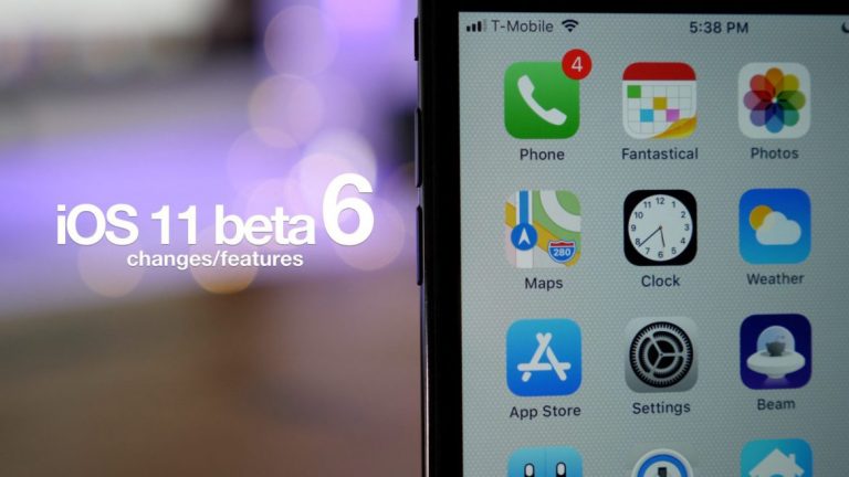 iOS 11 beta 6 arriva con nuove icone e diversi miglioramenti di sistema