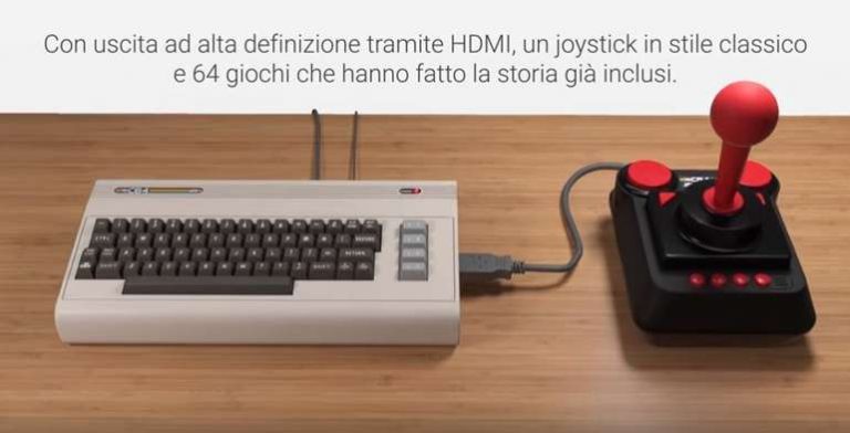 Grande ritorno del Commodore 64 con il CS4 mini, tutto pronto per inizio 2018