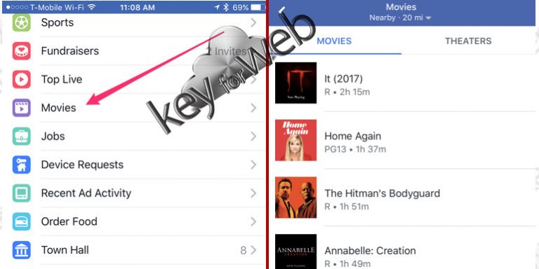 Acquistare biglietti del cinema su Facebook? Presto possibile grazie alla sezione “Movies”