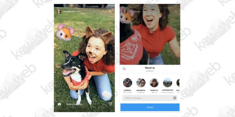 Instagram, ora le Storie possono essere condivise con Direct