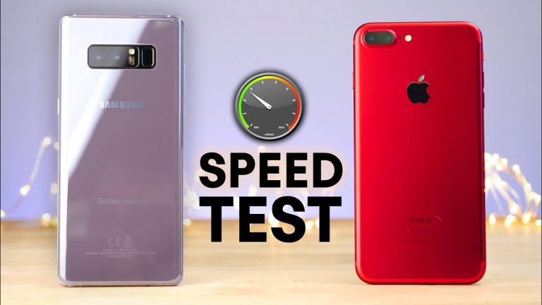 Apple iPhone 7 Plus vs Galaxy Note 8, uno speed test imbarazzante per Samsung