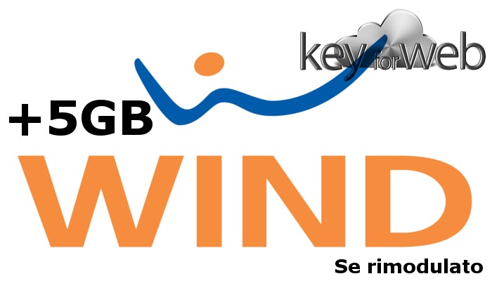 Wind, per non farti passare a TIM e Vodafone ai rimodulati uno stupendo regalo: 5GB in più ogni 28GG per un anno