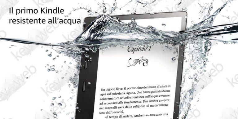 Amazon lancia finalmente il suo primo Kindle resistente all’acqua