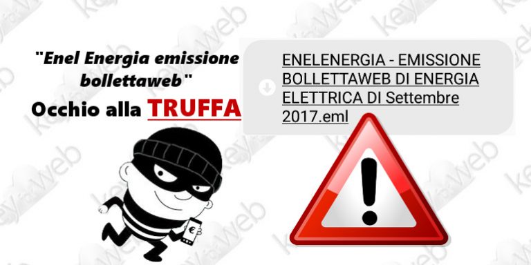 “Enel Energia emissione bollettaweb”, occhio alla truffa