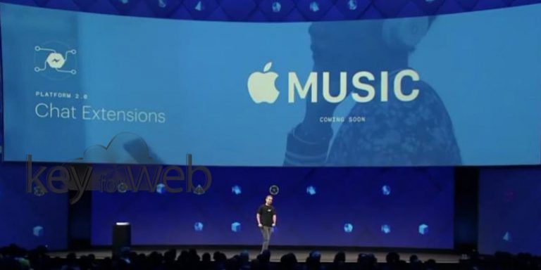 Facebook annuncia l’integrazione di Apple Music per Messenger