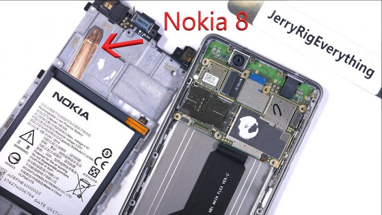 Nokia 8 messo a nudo da JerryRigEverything